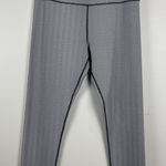 Zyia  Active Womens High‎ Rise Leggings Size 14-16 Black Herringbone Athleisure Photo 0