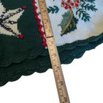 Carly St. Claire Vintage Ugly Christmas Sweater Women’s Large Beaded Knit in GUC Green Photo 6