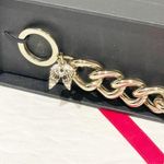 Victoria's Secret  Bracelet Angel Wing Gold Toggle with Rhinestones NEW Photo 1