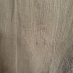 Tantrums Size L Tunic Top Brass Beaded Front Long Sleeve Split V Photo 5