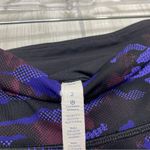 Lululemon Pace Rival Crop Hounds Camo Emperor Blue Black size 2 W6AB1S Photo 10