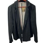 Peruvian Connection New  Charcaol Chatham Knit Jacket Womens XL Soft Classic Open Photo 0