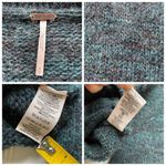 Free People Anthropologie Karin Faux Wrap Sweater Green Medium Oversized NWOT Photo 5