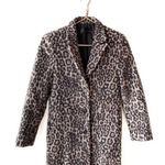 RTA Road to Awe Jamson Leopard Animal Print Wool Cashmere Coat Brown Size L Photo 8