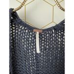 Free People  Simply Sienna Longline Open-Front Navy Cardigan - Size - Small Photo 4