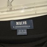 Anthropologie Maeve  Tiered‎ Asymmetrical Hankerchief Hem Skirt black Size 10 Photo 2