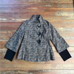 Joseph Ribkoff Geometric Art To Wear Combo Sleeve Button Front Jacket Sz 8 π§‘π Photo 7