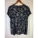 J Jill Wearever Tunic Women Small Stretch Knit Top Office Church Casual‎ Comfort Black Photo 2