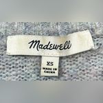 Madewell Size XS Grey Women's Wool Alpaca Blend York Half-Zip Pullover Sweater Photo 1