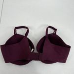 Victoria's Secret Victoria’s Secret Size 36D Bra Lined Demi T-Shirt Coverage Underwire Burgundy Photo 5