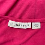 Sag Harbor Women’s Large Hot Pink Tank Top with Beads Photo 3