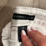 Sincerely Jules  White Women's Jeans, size 1/25 Photo 1