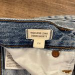 Madewell High-Rise Long Denim Shorts in Brightwater Wash Photo 8