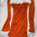 SheIn Orange Mini Dress Photo 0