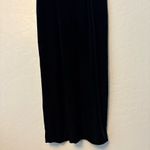 Robbie Bee Petite vintage 90s black velvet sleeveless maxi dress size 2 Photo 3
