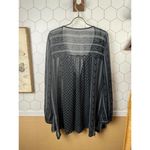 Free People  Feather in the Wind Charcol Embellished Tunic - Size - Medium Photo 2
