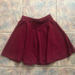 Small [New Kathy] Maroon Circle Skirt Red Photo 0