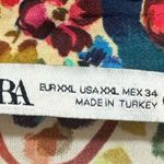 ZARA  MINI DRESS CHIFFON BELT SHORT PRINTED BELTED DRESS XL Photo 9