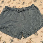 Thread and Supply Denim Bow Shorts Loft Tie-Up Front  Photo 0