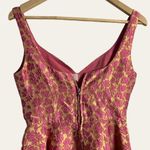 Jill Jill Stuart Pink Floral Jacquard Sweetheart Cocktail Midi Dress Size 0 Photo 11