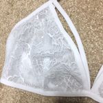 Anemone  White Lace Bralette One Size Photo 5