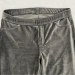 Vera Wang Simply  Grey Pull On Corduroy Pants Size Large Photo 3