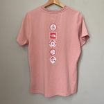 The North Face NWOT Womens Large Himalayan Bottle Short Sleeve Pink Logo T-Shirt Photo 9