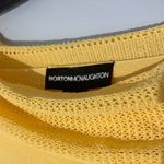 Norton Mcnaughton  Off-Shoulder Butter Yellow‎ Sweater L Soft Photo 1