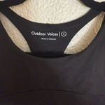 Outdoor Voices  black TechSweat High Neck Crop Top
Sports Bra Size small Photo 3
