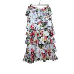 Alix of Bohemia Tasha Rose Ruffle Skirt NWT Sz. S White Photo 2