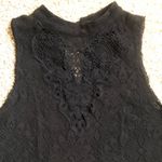 Free People crochet lace knit top sz M Photo 8