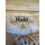 Mudd  White Button Up Cropped Vest Size L Photo 3