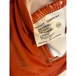 Orange One Piece Swimsuit‎ Cut Out Ruched Detail Medium Photo 2