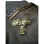 R & M Richards 14P Navy Lace Sequin Jumpsuit One Shoulder Formal Petite Evening Photo 5