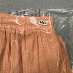 West of Melrose Shorts Womens XL 25 Peach Orange Drawstring Lined High Rise Photo 6