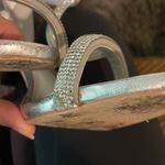 Steve Madden Faylinn Rhinestone Embellished T Strap Stiletto Heels in Silver 11 Photo 8