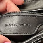 Badgley Mischka  Black Vegan‎ Leather Crossbody Bag Quilted Designer Adjustable Photo 5