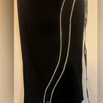 Heiress Beverly Hills Plunge Neck Strapless Midi Dress Black Photo 3