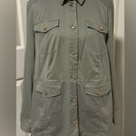 Chico's NWT Chico’s Elongated Sateen Utility Jacket Photo 1