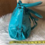 Cole Haan Blue Patent Leather Tote Photo 11