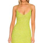 RETROFETE x REVOLVE | Lime Green Astrid Sequin Mini Dress Sz XS Photo 0