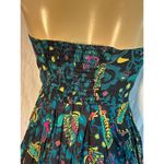 French Connection  Strapless Midi Dress Floral Print Party Dress Size 8 Photo 1