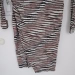 Tommy Bahama Womens Animal Print LS Dress Small Photo 2