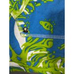 Lilly Pulitzer  Skipper Popover Pullover Green Blue Print Size Small Photo 6