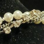 Vera Wang  faux peal rhinestone multi strand necklace Photo 9