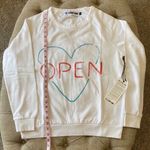 The Laundry Room Oversized‎ Open Heart Sweatshirt Photo 5