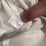 Commense Wide Leg Pleated White Cotton Pants High Waist Pants Size M Size M Photo 8