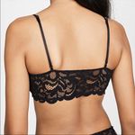 Free People Reese Lace Bralette Black NWT Sz S Photo 2