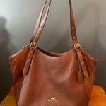 Coach Meadow Shoulder Bag Tote Pebble leather and Suede Redwood Brown Leather Photo 0