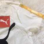 Puma women’s white cotton Classics short sleeve Logo Tee size Small Photo 8
